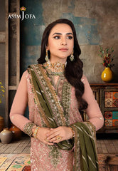 Asim Jofa Mahru, Noorie & Meerub Ajsm-40 Embroidered Chiffon 3 Pcs