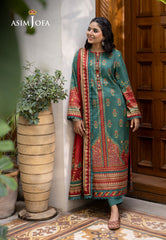 Asim Jofa Prints Collection Vol 4 Ajgb-01 Printed Lawn 3 Pcs