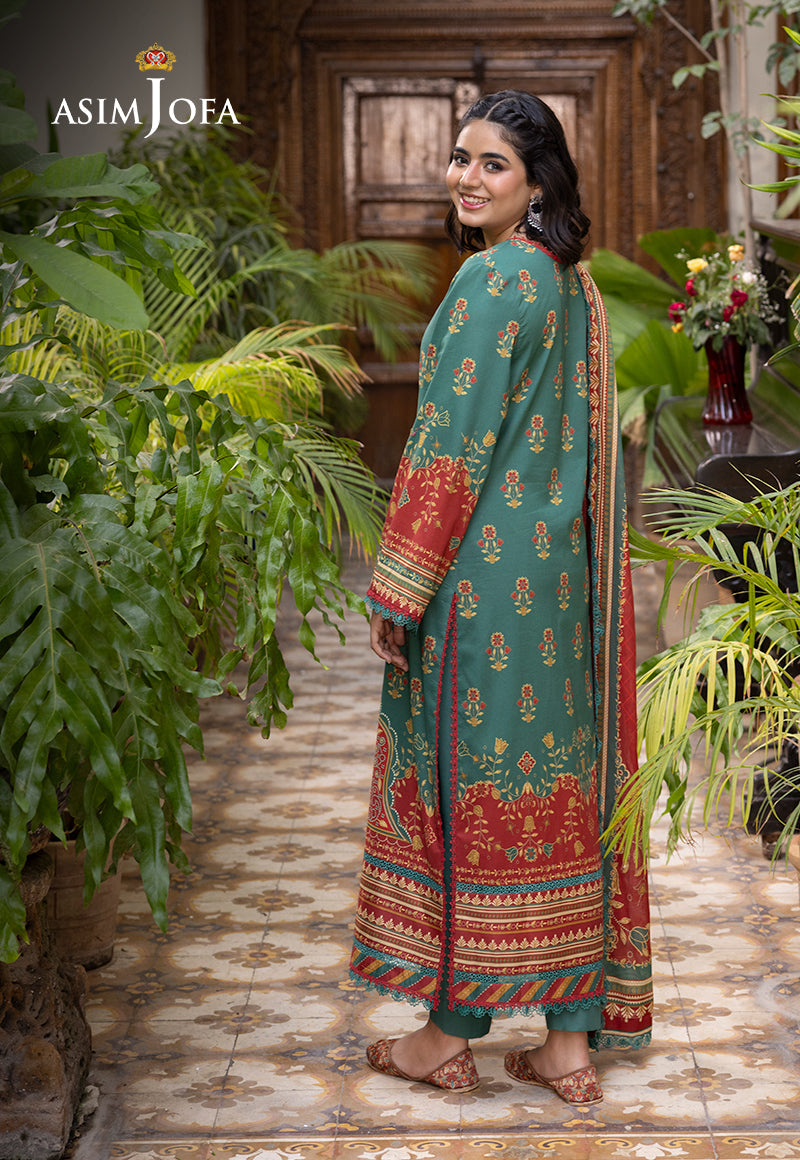 Asim Jofa Prints Collection Vol 4 Ajgb-01 Printed Lawn 3 Pcs