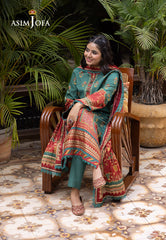 Asim Jofa Prints Collection Vol 4 Ajgb-01 Printed Lawn 3 Pcs