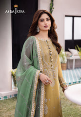 Asim Jofa Dhanak Rang Ajcf-16 Embroidered Chiffon 3 Pcs