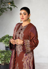 Asim Jofa Rania Jofa Jacquard Festive Ajra-18 Embroidered Lawn 3 Pcs