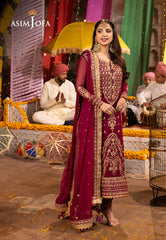 Asim Jofa Chamak Damak Pret Ajcdp-12 Embroidered Stitched 3 Pcs