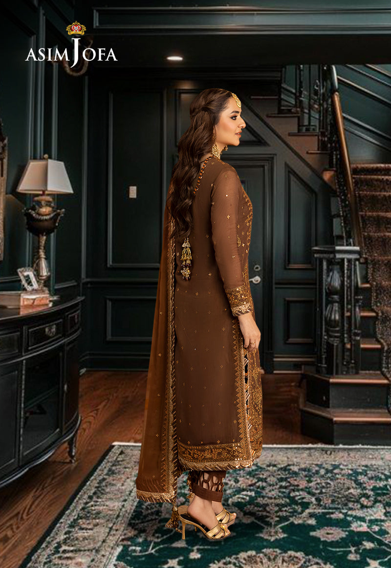 Asim Jofa Dastaan Ajda-11 Embroidered Paper Cotton 3 Pcs