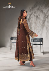 Asim Jofa Chamkeeli Ajkk-30 Embroidered Chiffon 3 Pcs