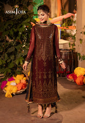 Asim Jofa Chamak Damak Pret Ajcdp-20 Embroidered Stitched 3 Pcs