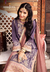 Asim Jofa Chamak Damak Pret Ajcdp-26 Embroidered Stitched 3 Pcs