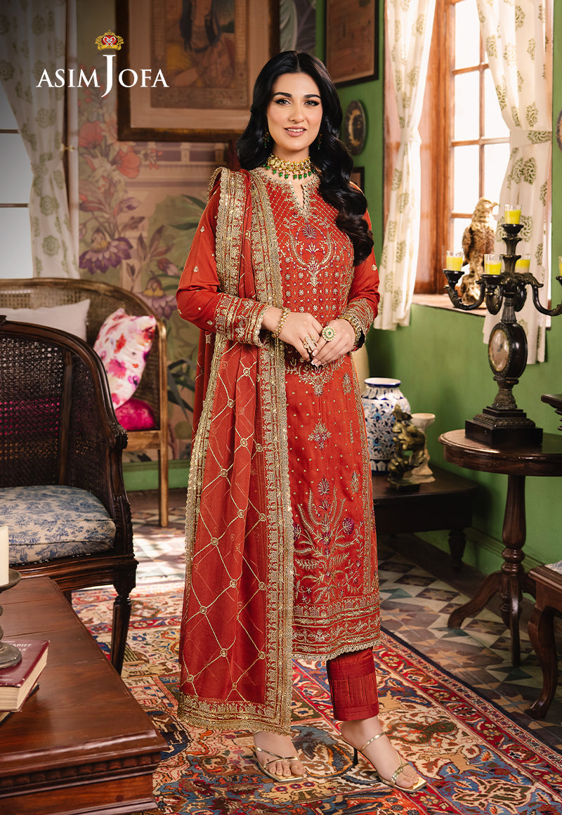 Asim Jofa Afsanay - Luxury Pret?jlp-04 Embroidered Twisted Lawn 3Pcs