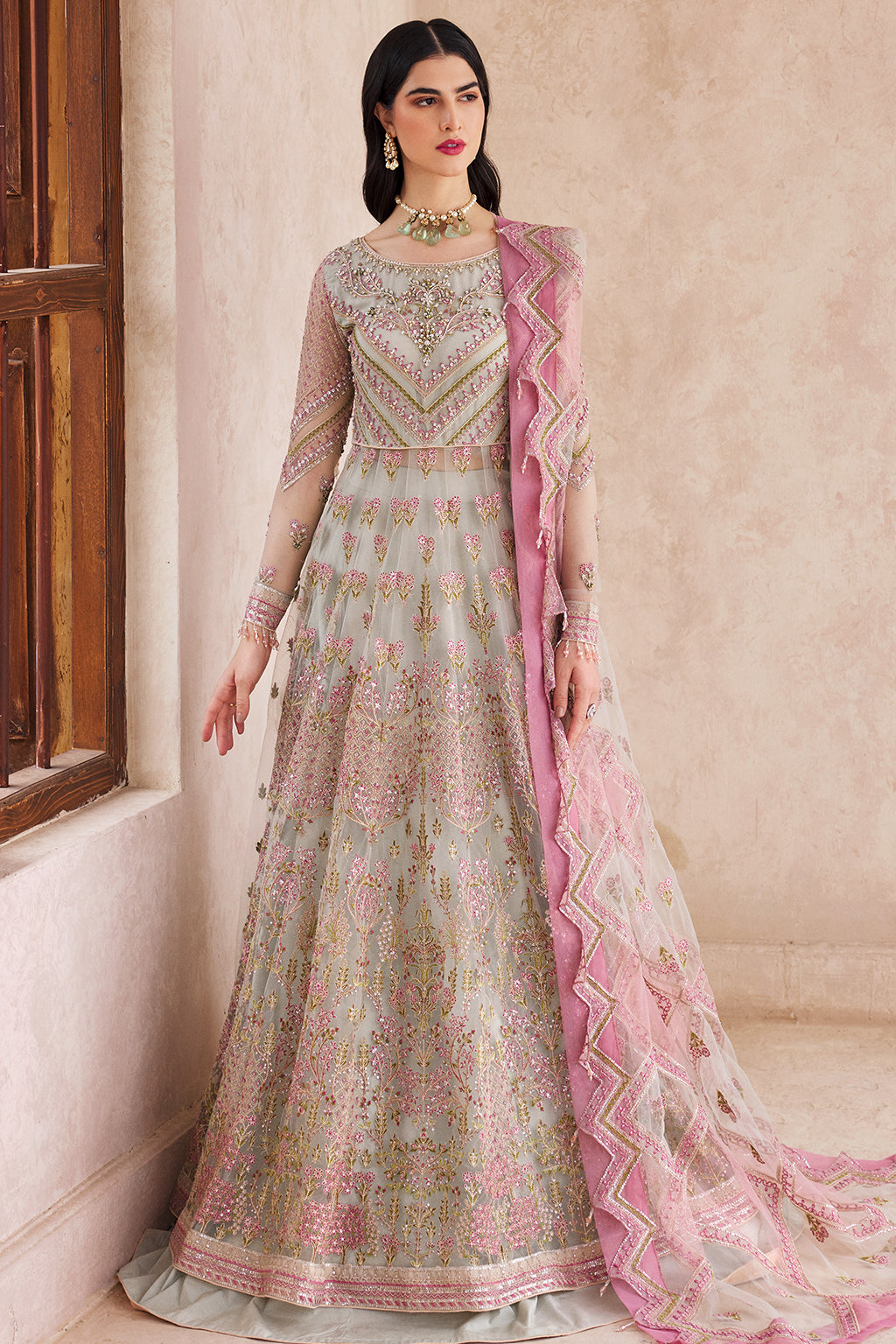 Mirha by Emaan Adeel Unstitched 3 Piece Wedding Collection'2023-MH-204