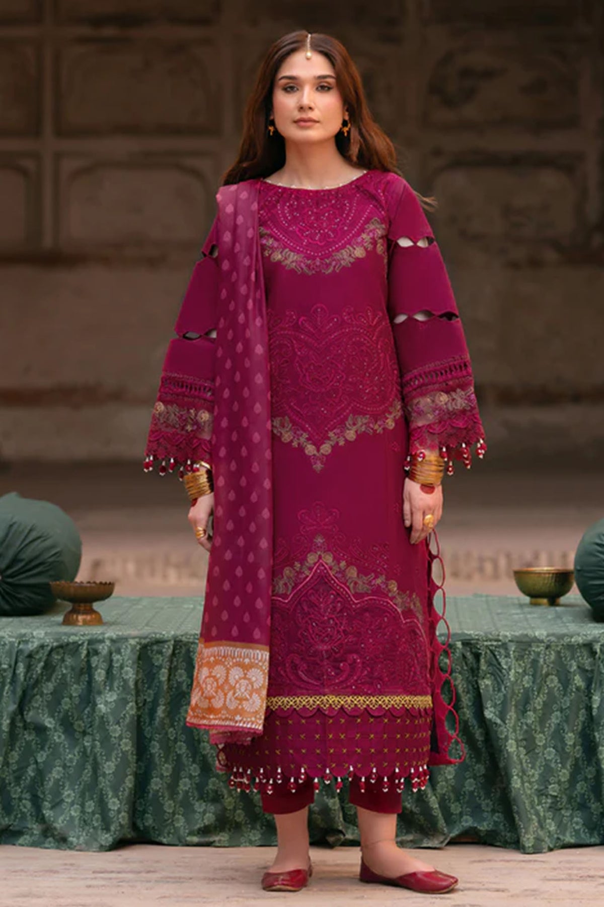 Mastani By Parishay Unstitched 3 Piece Emb Lawn Vol-02 Collection'2025-MI-01