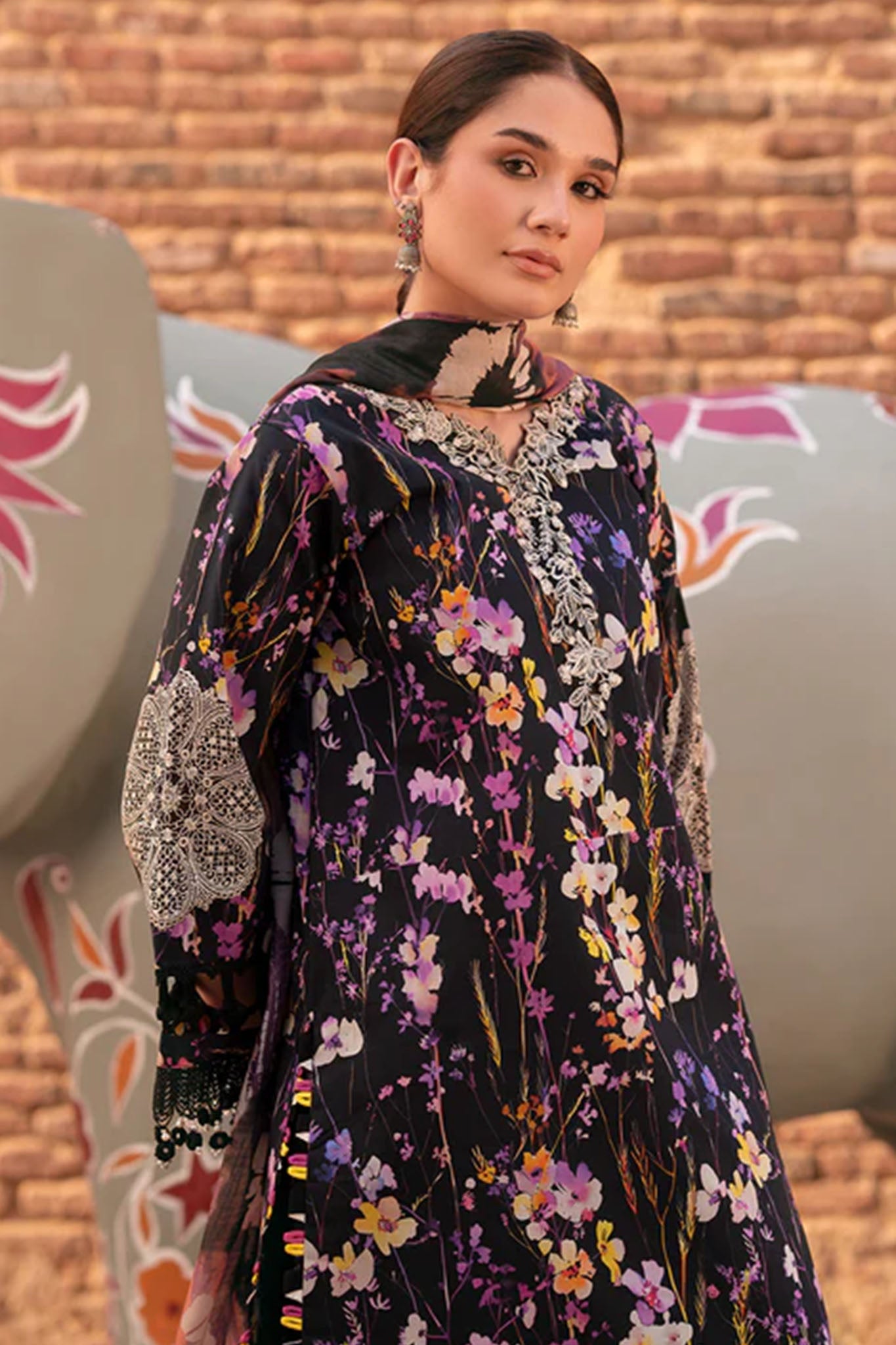 Mastani By Parishay Unstitched 3 Piece Emb Lawn Vol-02 Collection'2025-MI-09
