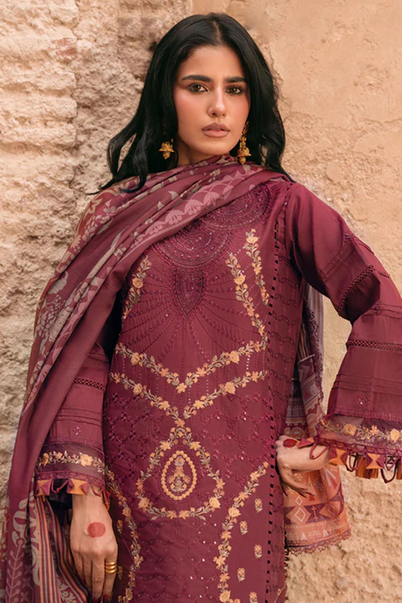 Mastani By Parishay Unstitched 3 Piece Emb Lawn Vol-02 Collection'2025-MI-12