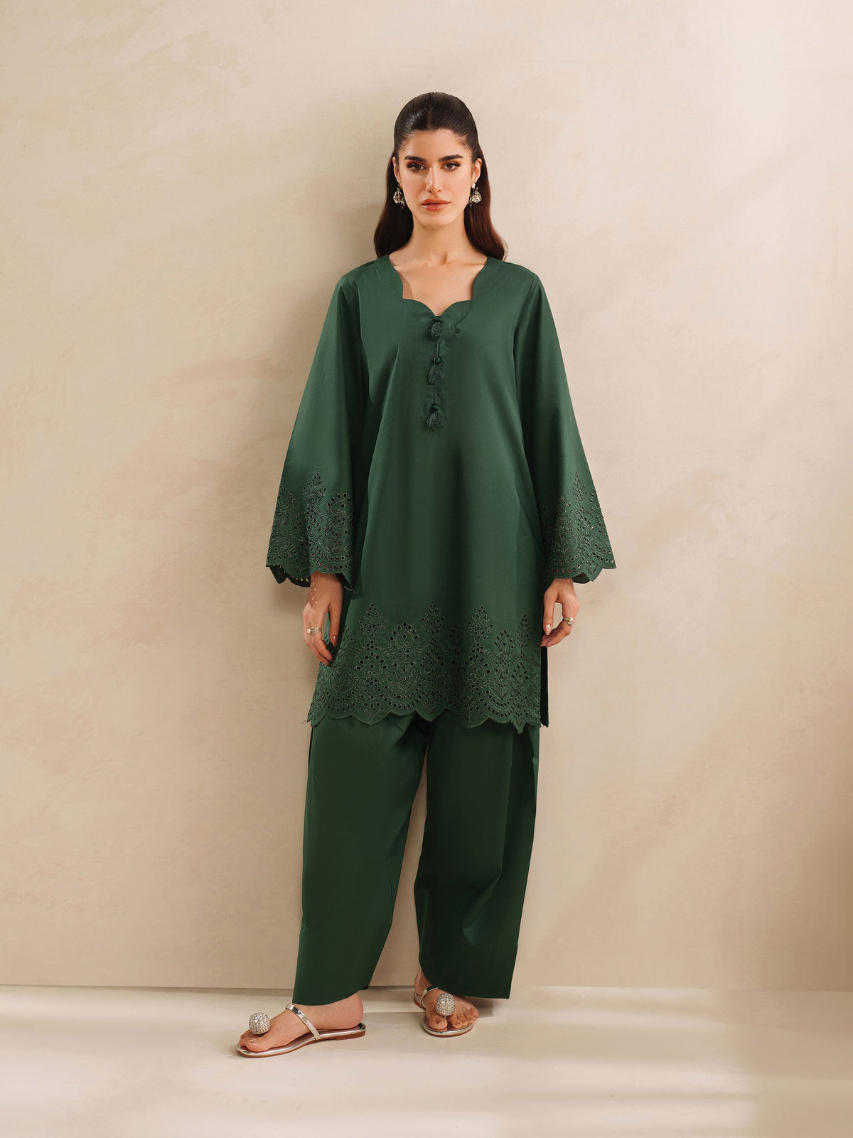 Ayra Solids by Garnet Stitched 2 Piece Collection'2025-Mirage