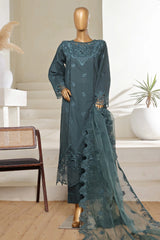 Sada Bahar Stitched 3 Piece Luxury Emb Spring Vol-05 Collection'2025-MK-43-Green