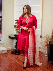 TNG By MD Stitched 3 Piece Eid Collection-Fabiha | 3 Piece