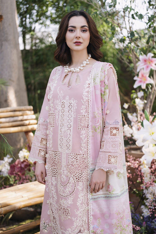 Manara by Maria Asif Baig Unstitched 3 Piece Luxury Lawn Collection'2023-ML-01-Serena