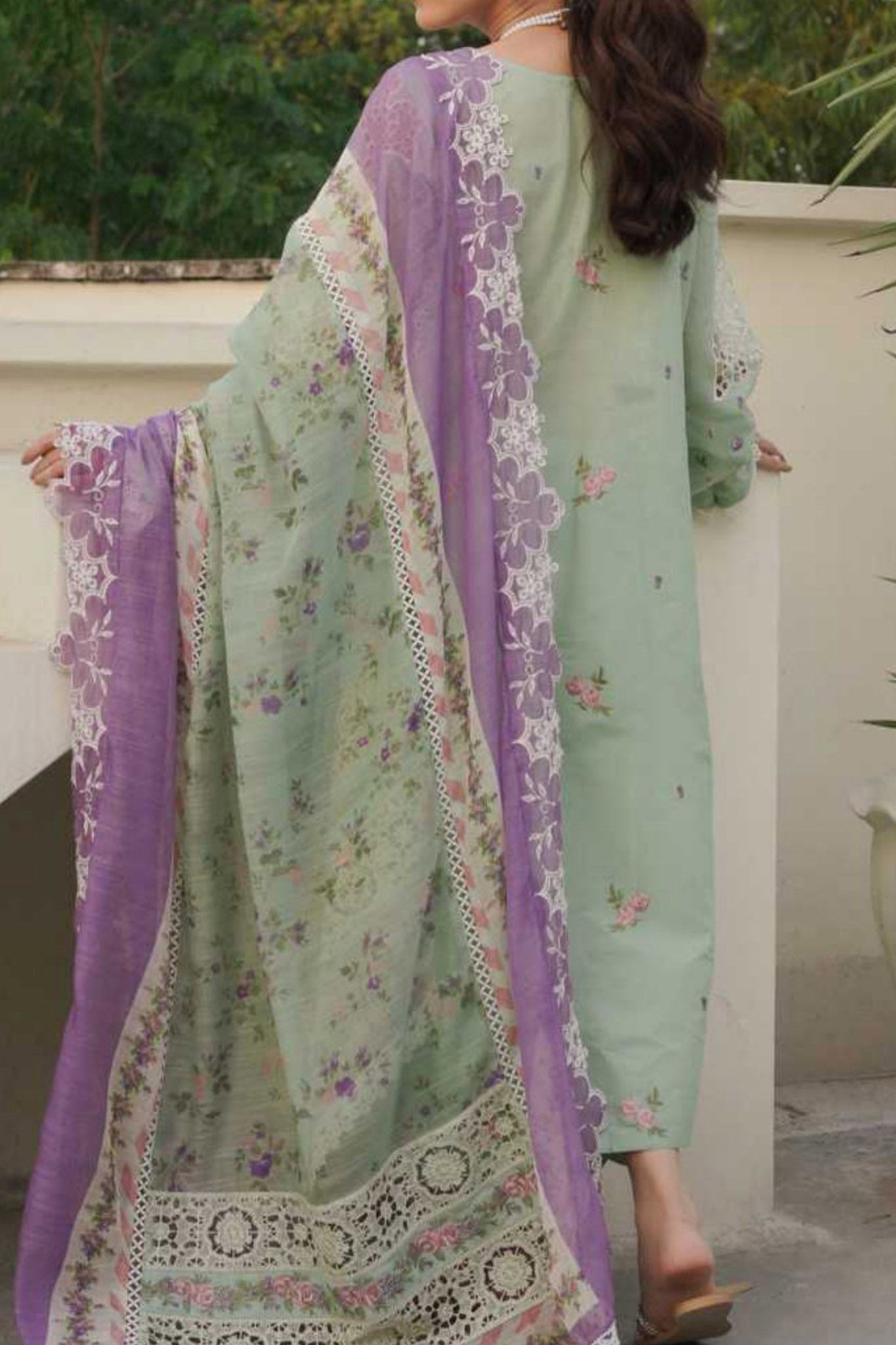 Manara Unstitched 3 Piece Luxury Emb Lawn Collection'2024-ML-03-Amalia