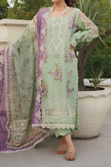 Manara Unstitched 3 Piece Luxury Emb Lawn Collection'2024-ML-03-Amalia