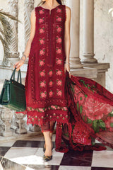 Maria B Unstitched 3 Piece Luxury Emb Lawn Eid 2 Collection'2024-ML-05