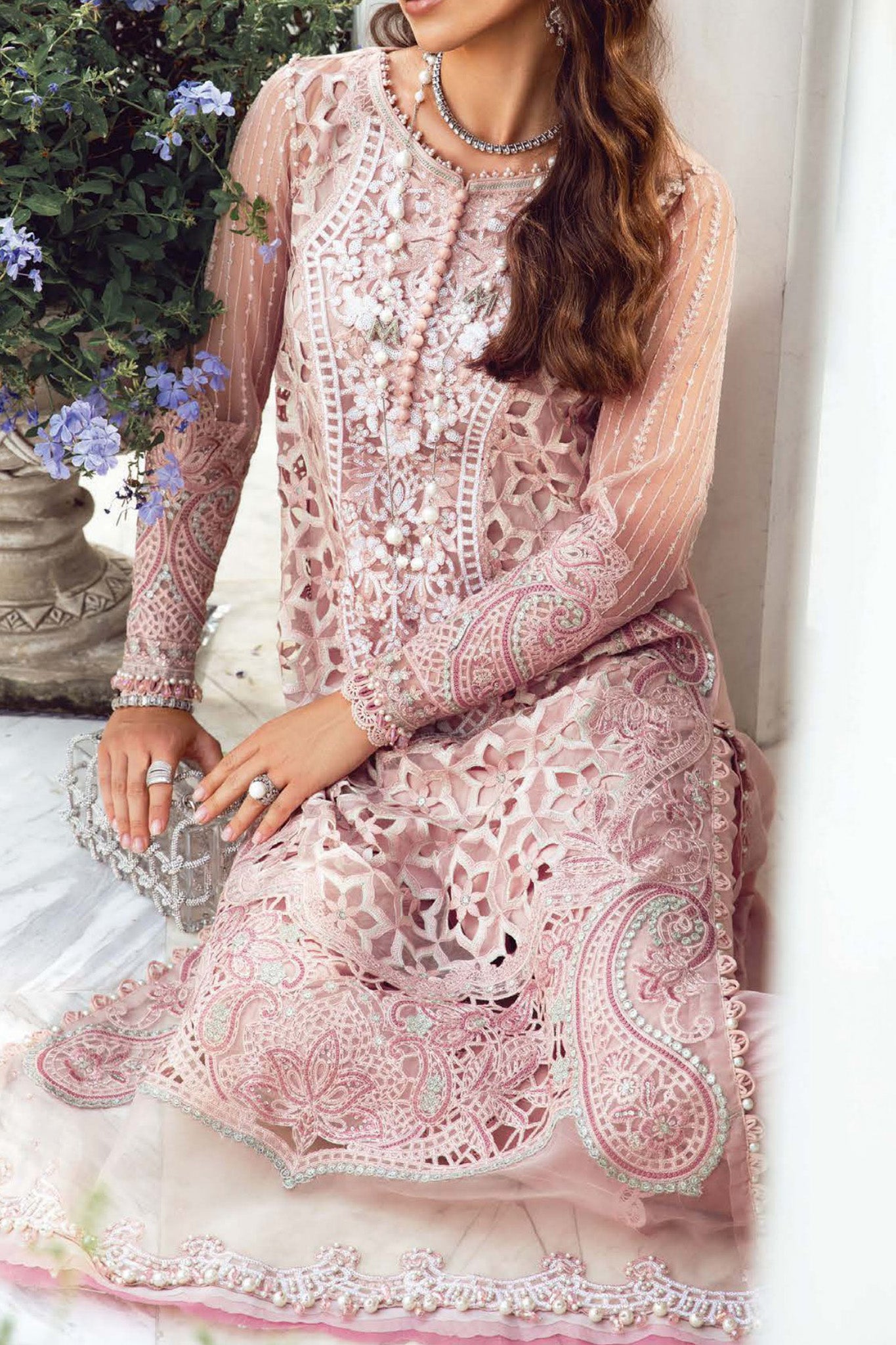 Manara by Maria Asif Baig Unstitched 3 Piece Luxury Lawn Collection'20
