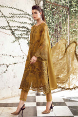 Maria B Unstitched 3 Piece Luxury Emb Lawn Eid 2 Collection'2024-ML-08