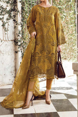 Maria B Unstitched 3 Piece Luxury Emb Lawn Eid 2 Collection'2024-ML-08