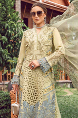 Maria B Unstitched 3 Piece Luxury Emb Lawn Eid 2 Collection'2024-ML-10