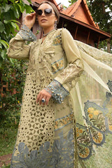 Maria B Unstitched 3 Piece Luxury Emb Lawn Eid 2 Collection'2024-ML-10