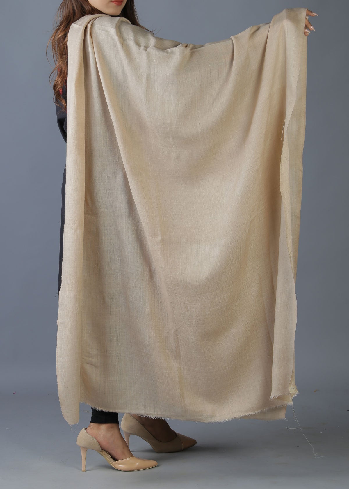 Mominas Mominas Plain Shawl - Beige