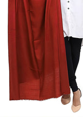 Mominas Mominas Plain Shawl or Stoler - Maroon