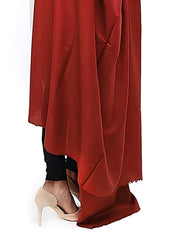 Mominas Mominas Plain Shawl or Stoler - Maroon