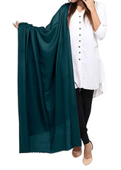 Mominas Plain Pashmina Shawl - Zinc