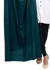 Mominas Plain Pashmina Shawl - Zinc