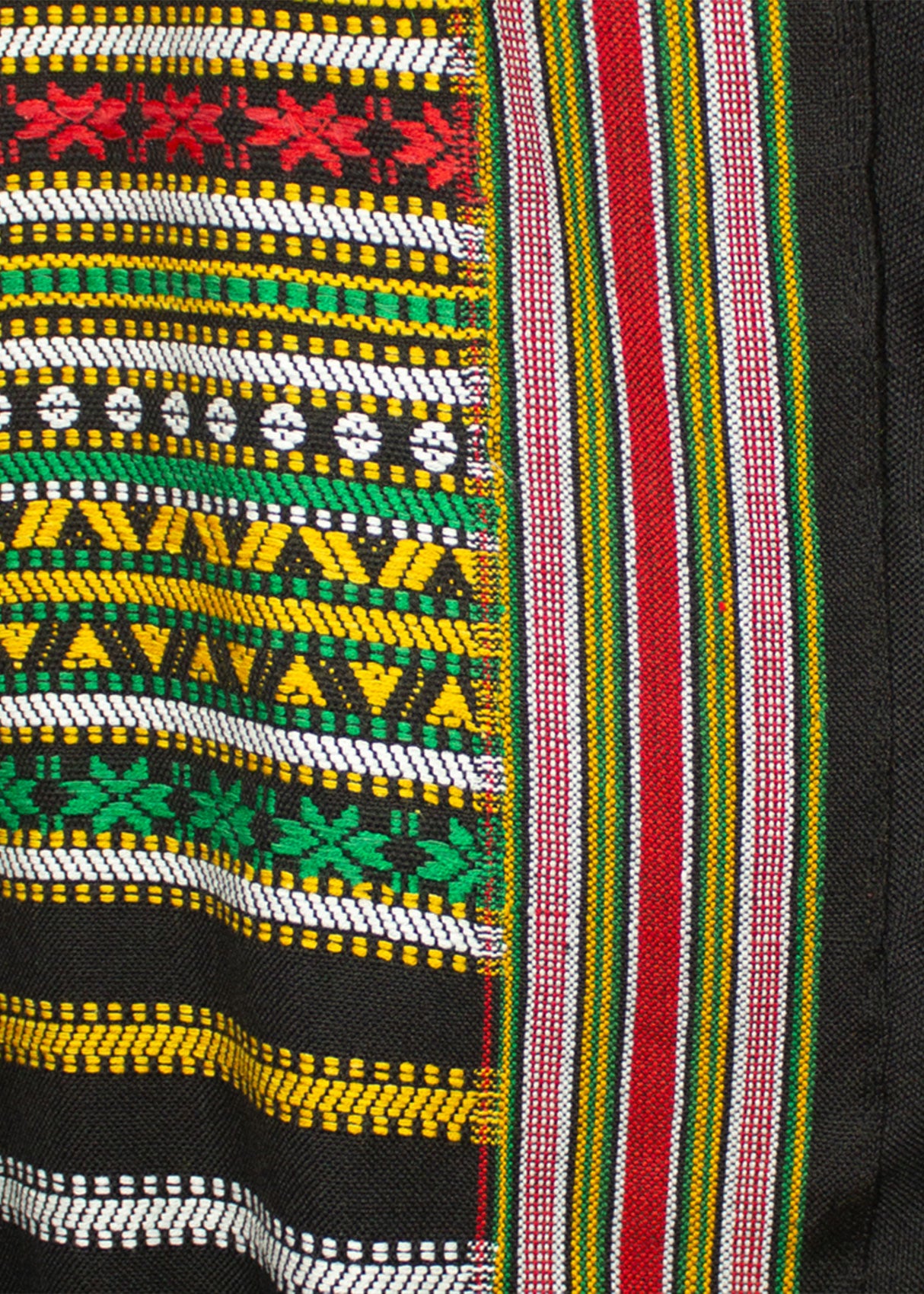 Mominas Timeless Hyderabadi Tharri: Green with Black Base