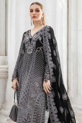 Maria B Unstitched 3 Piece Luxury Chiffon Collection'2024-MPC-01