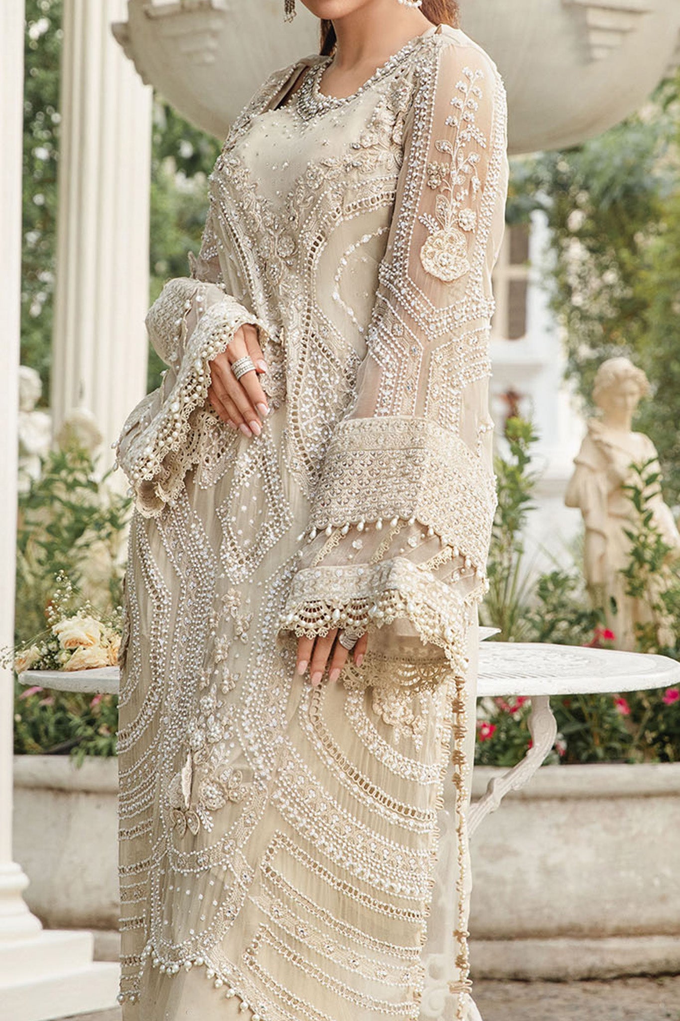 Maria B Unstitched 3 Piece Luxury Chiffon Collection'2024-MPC-04