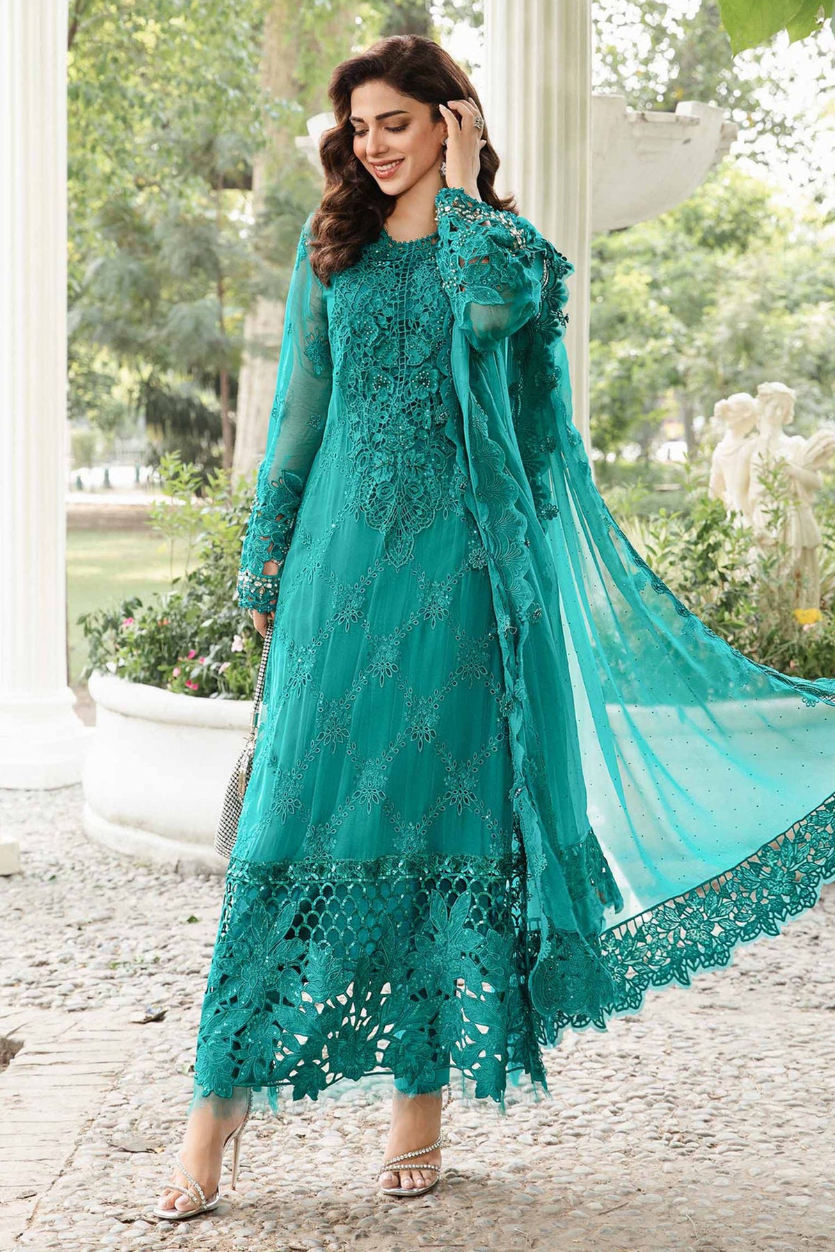 Maria B Unstitched 3 Piece Luxury Chiffon Collection'2024-MPC-05