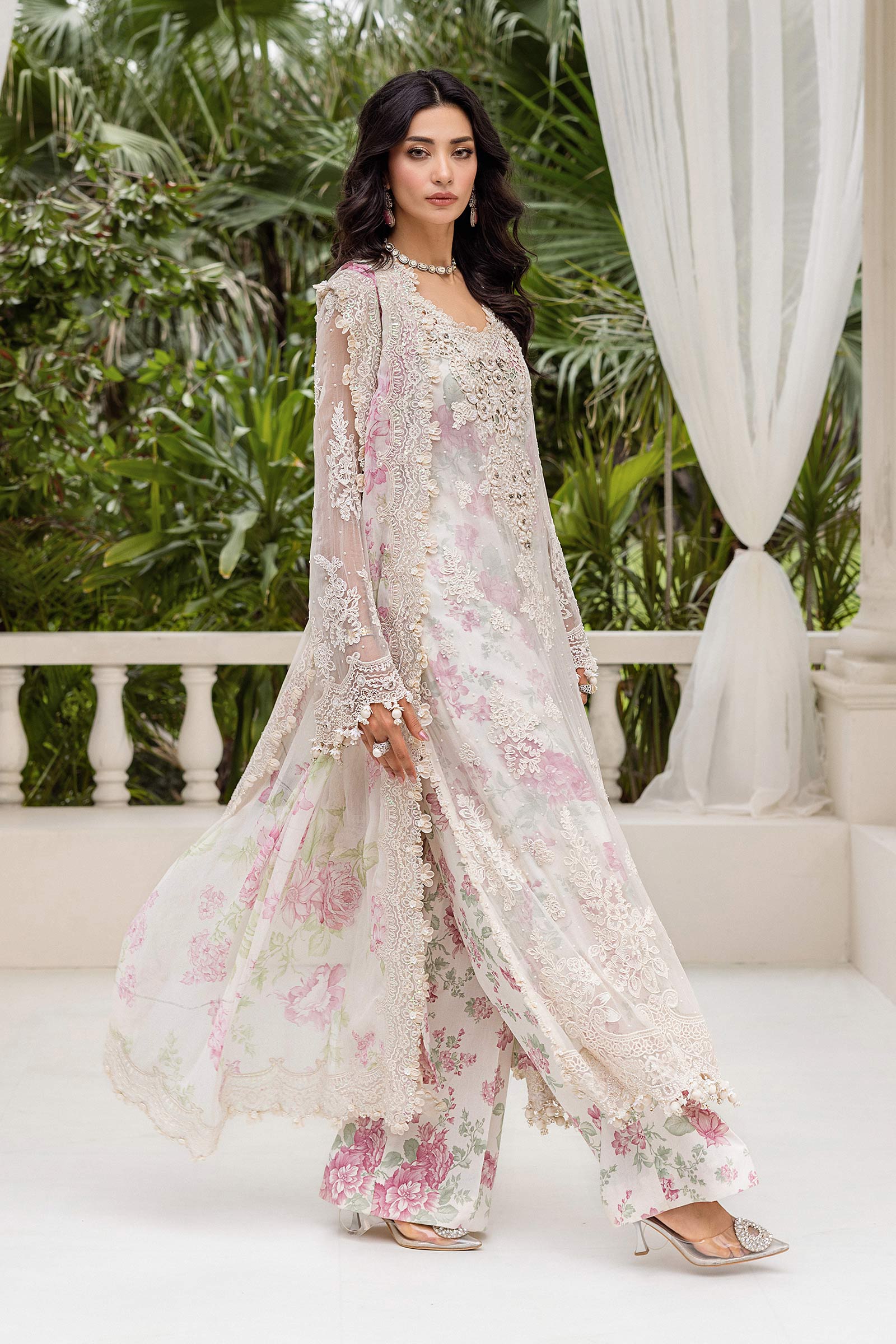 Maria B Unstitched 3 Piece Luxury Chiffon Collection'2025-MPC-25-101