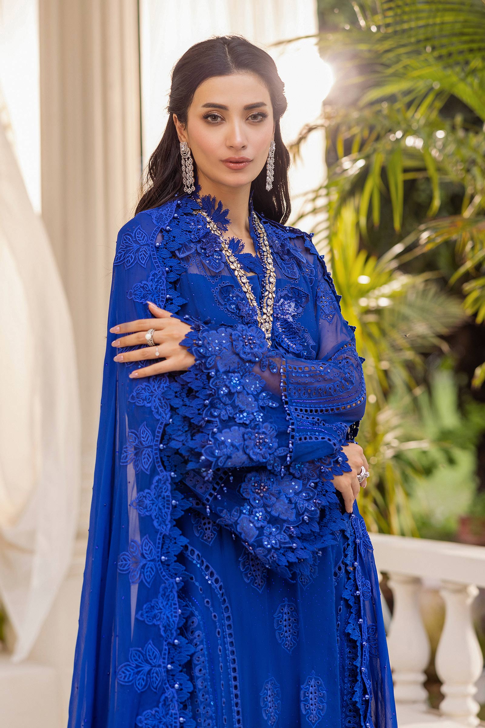 Maria B Unstitched 3 Piece Luxury Chiffon Collection'2025-MPC-25-103