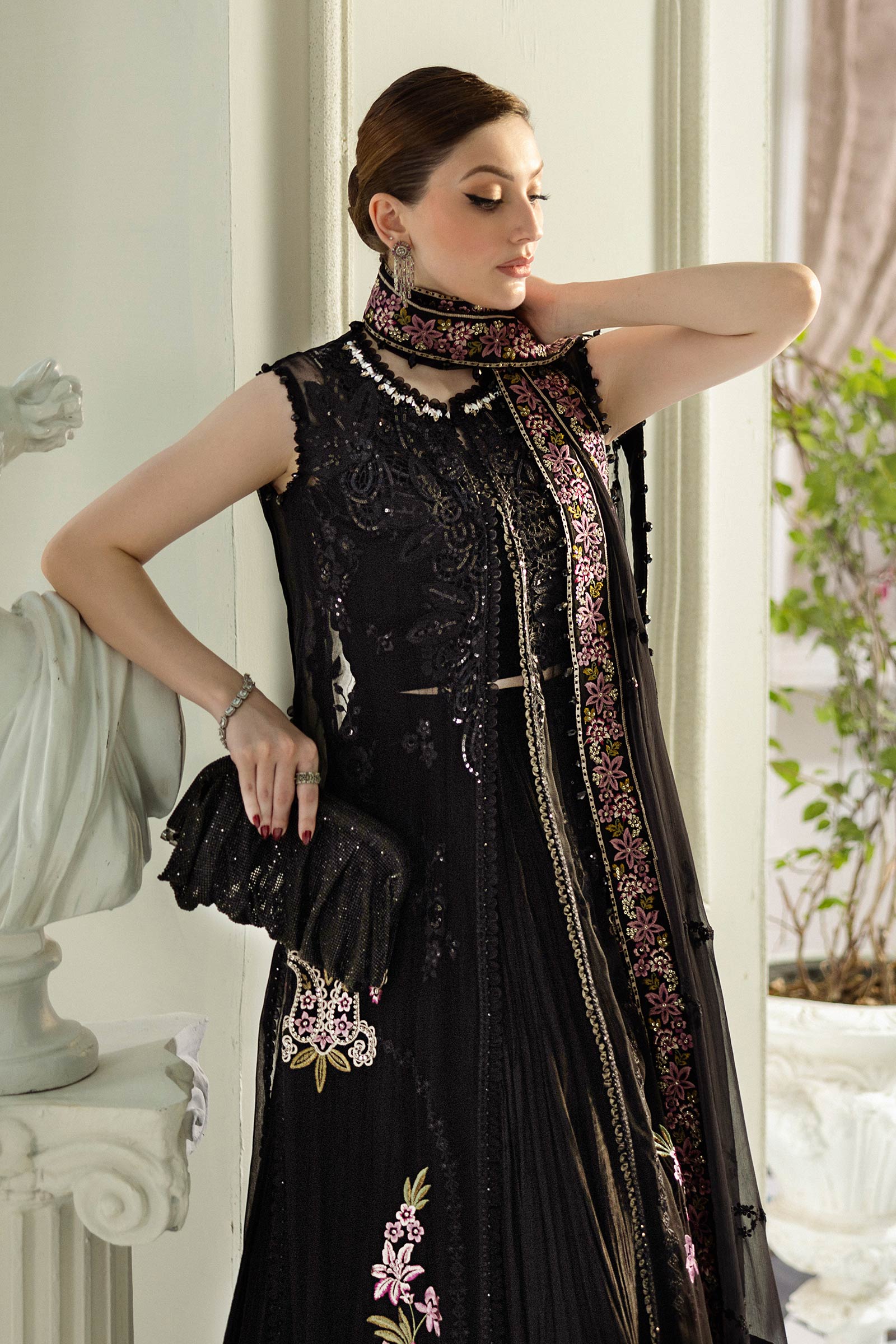 Maria B Unstitched 3 Piece Luxury Chiffon Collection'2025-MPC-25-104
