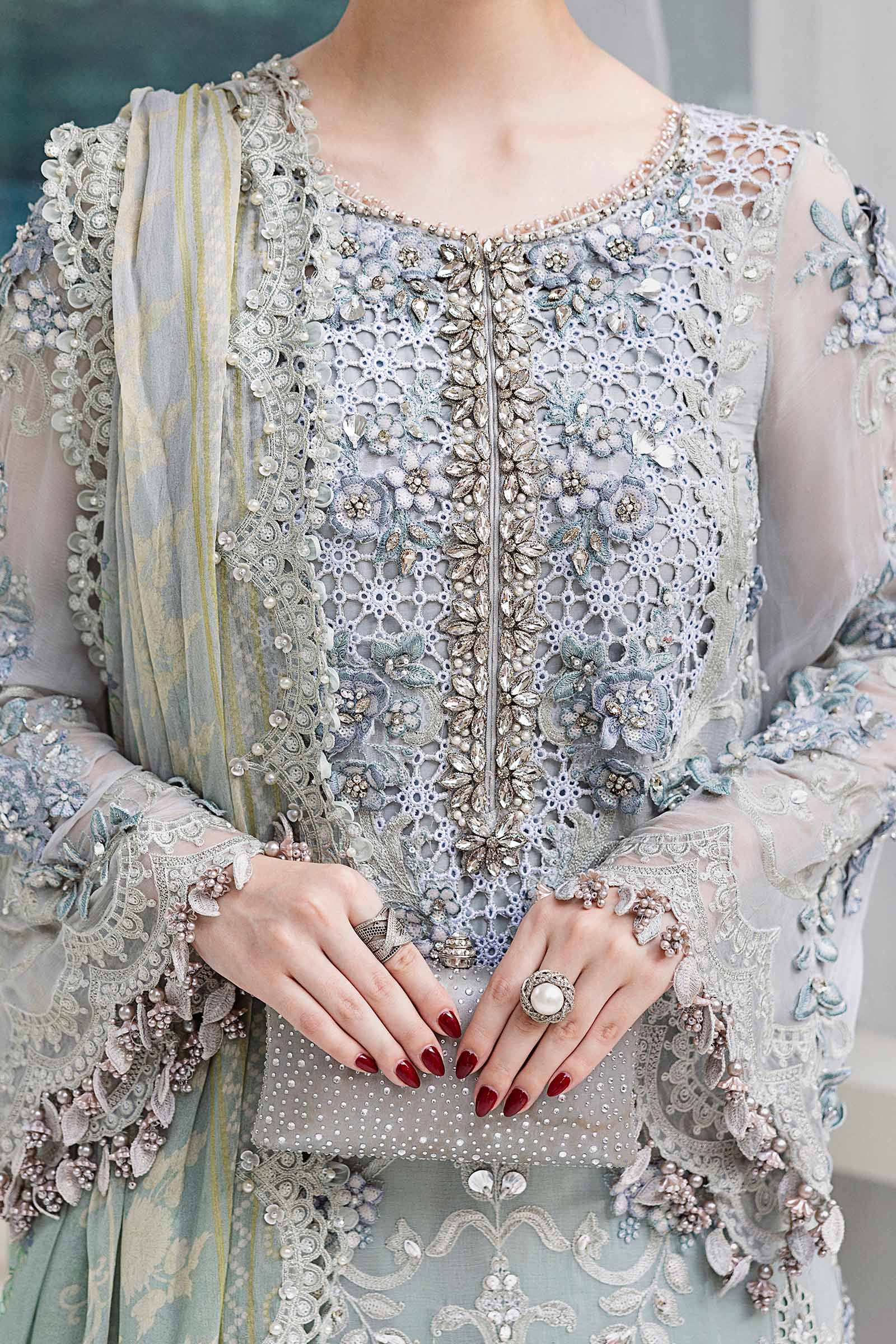 Maria B Unstitched 3 Piece Luxury Chiffon Collection'2025-MPC-25-108
