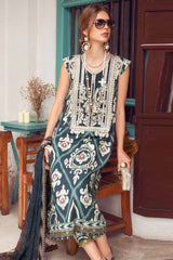 M Prints by Maria.B Unstitched 3 Piece Fall Edition'2023-MPT-1904-B