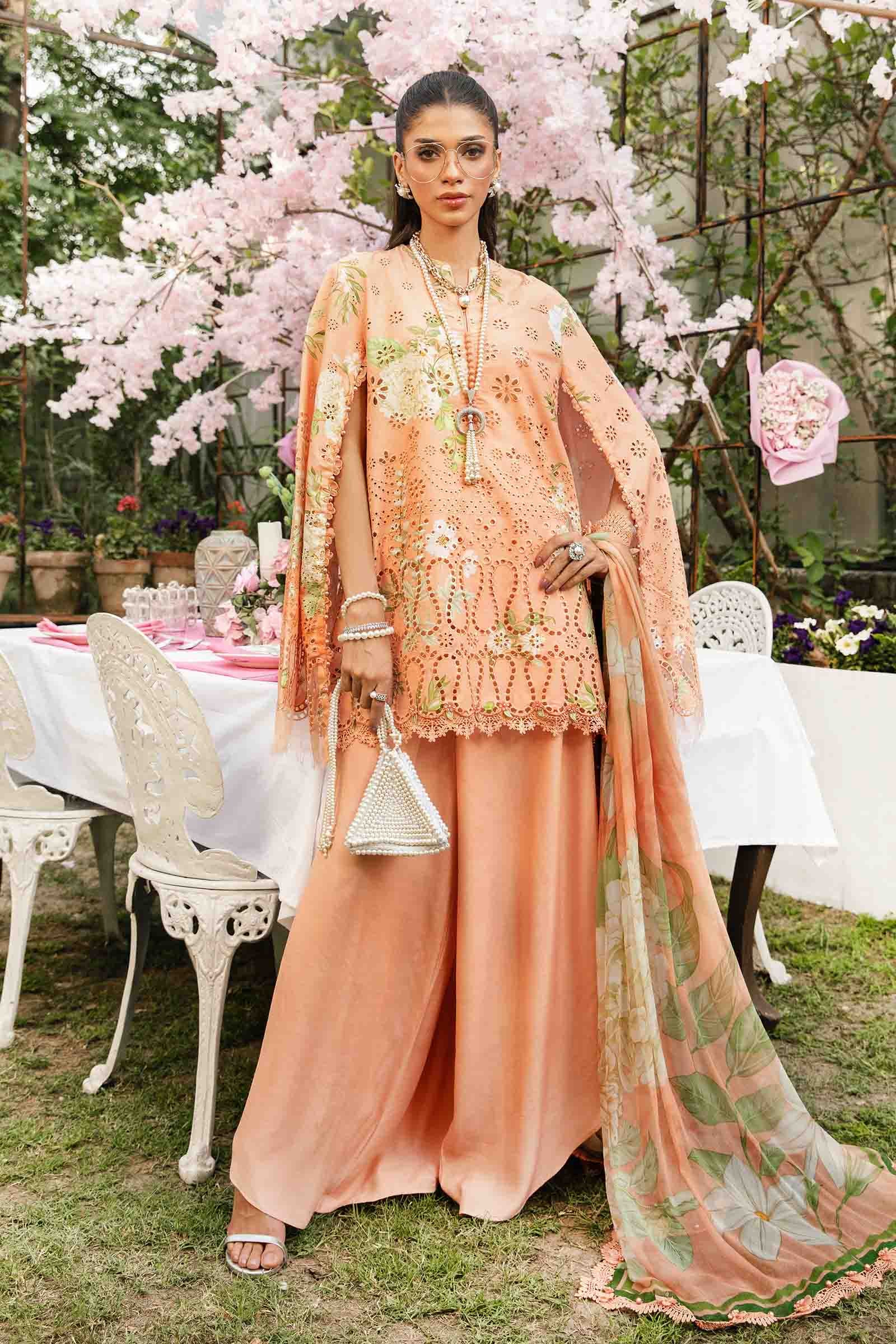 M.Prints By Maria B Unstitched 3 Piece Eid Edit Summer Collection'2025-MPT-02-A