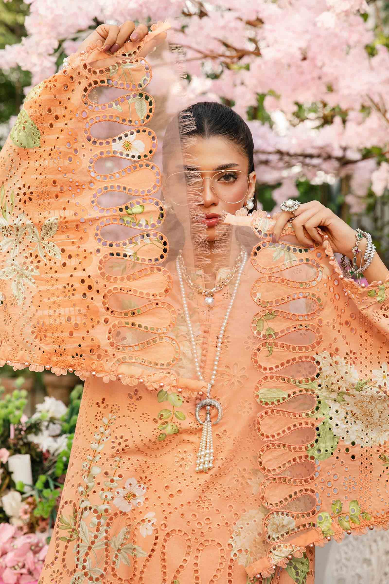 M.Prints By Maria B Unstitched 3 Piece Eid Edit Summer Collection'2025-MPT-02-A