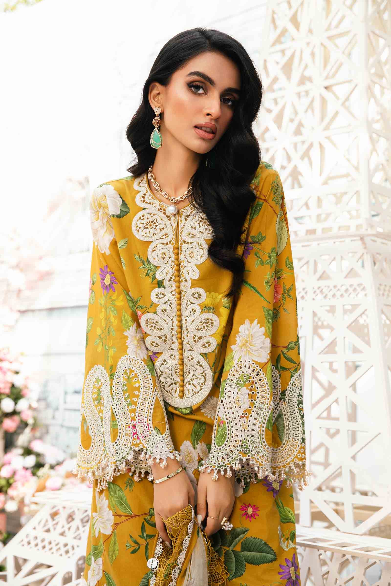 M.Prints By Maria B Unstitched 3 Piece Eid Edit Summer Collection'2025-MPT-04-B