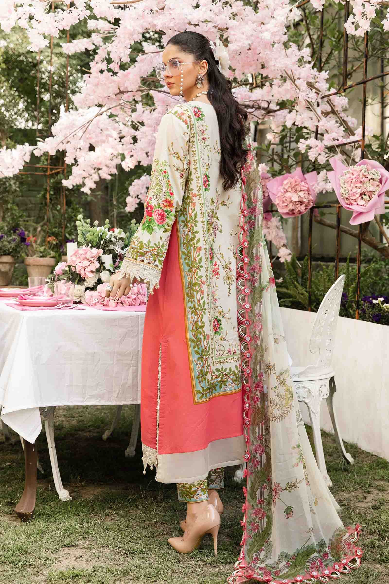 M.Prints By Maria B Unstitched 3 Piece Eid Edit Summer Collection'2025-MPT-05-A
