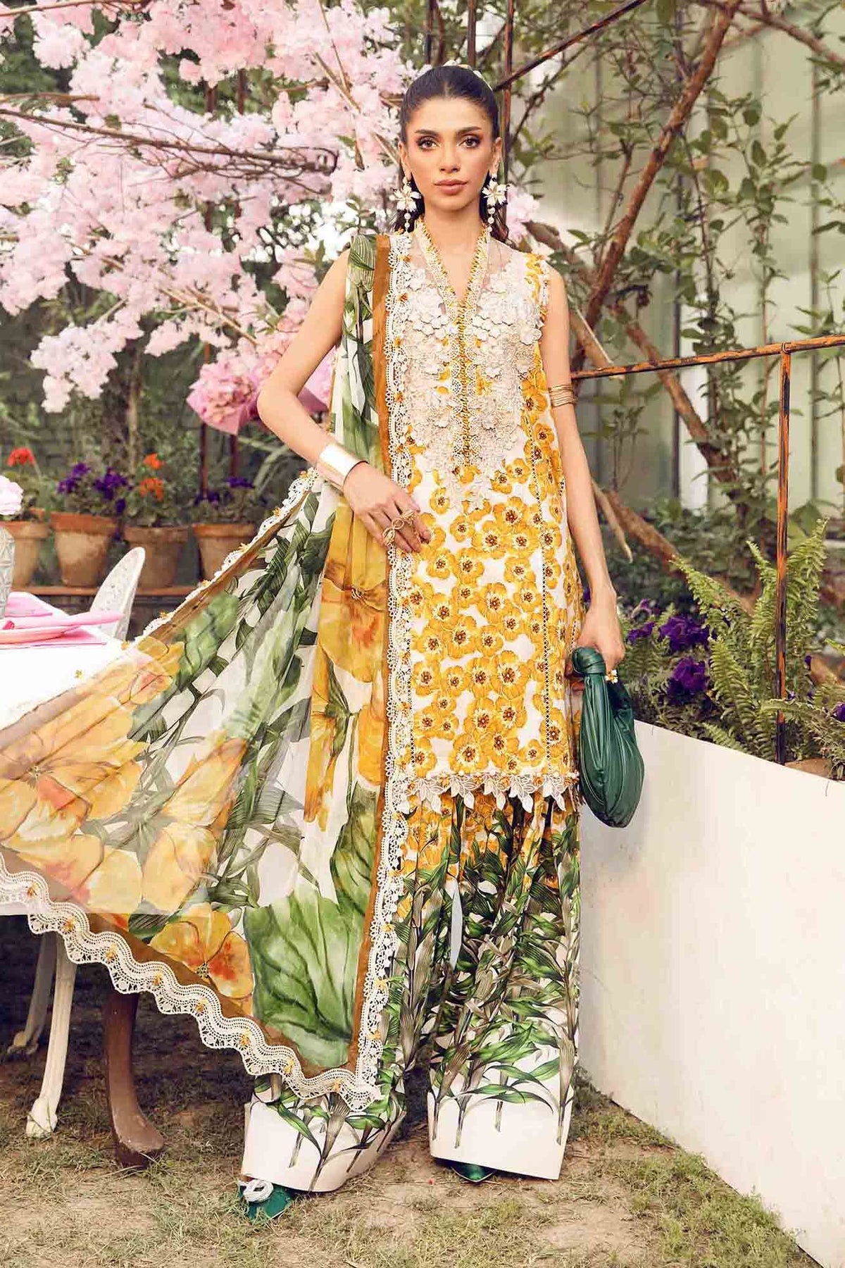 M.Prints By Maria B Unstitched 3 Piece Eid Edit Summer Collection'2025-MPT-06-A