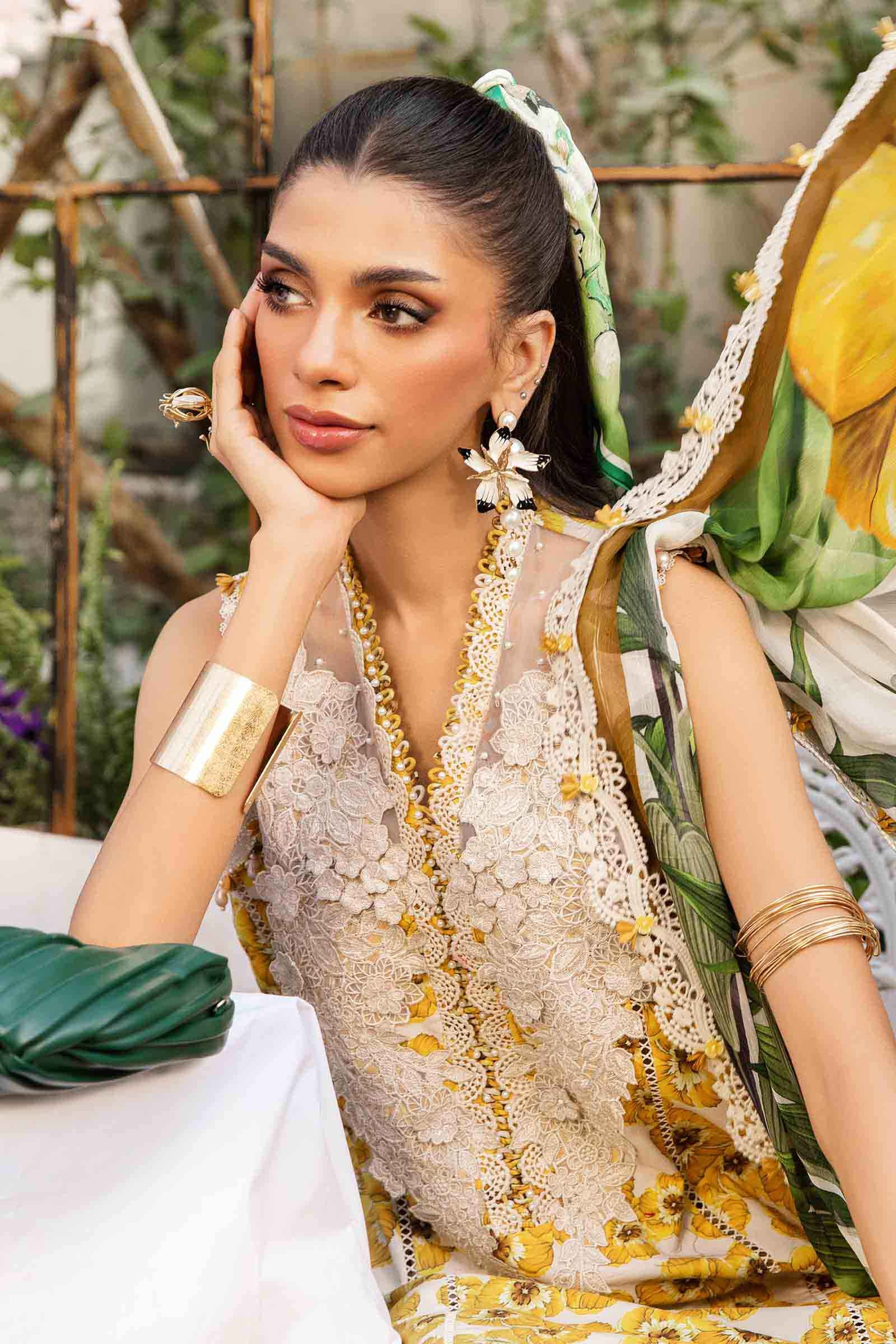 M.Prints By Maria B Unstitched 3 Piece Eid Edit Summer Collection'2025-MPT-06-A