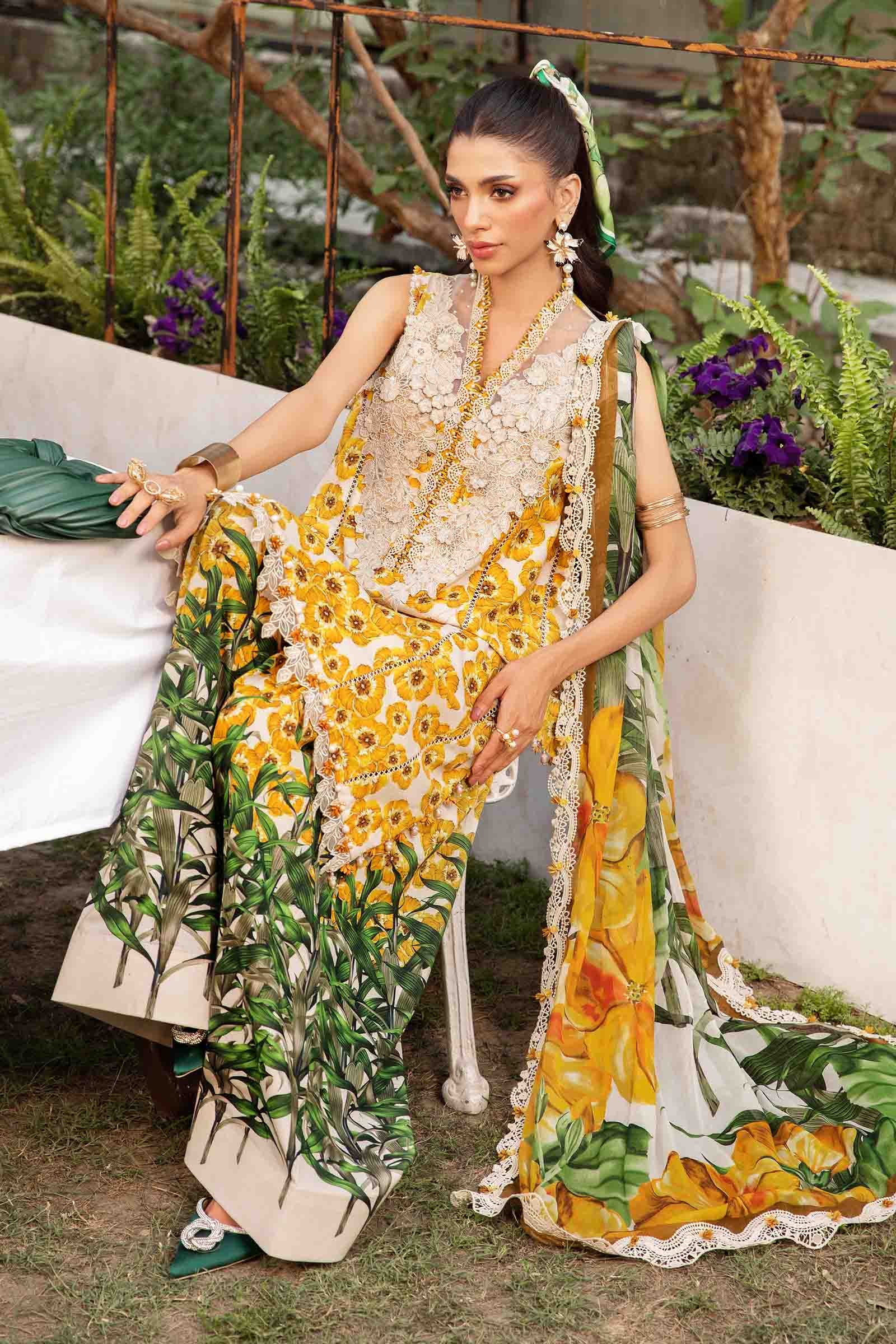 M.Prints By Maria B Unstitched 3 Piece Eid Edit Summer Collection'2025-MPT-06-A