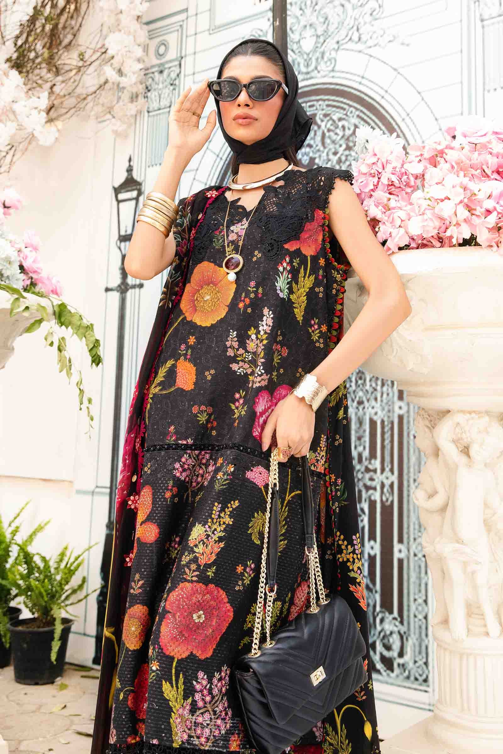 M.Prints By Maria B Unstitched 3 Piece Eid Edit Summer Collection'2025-MPT-07-B
